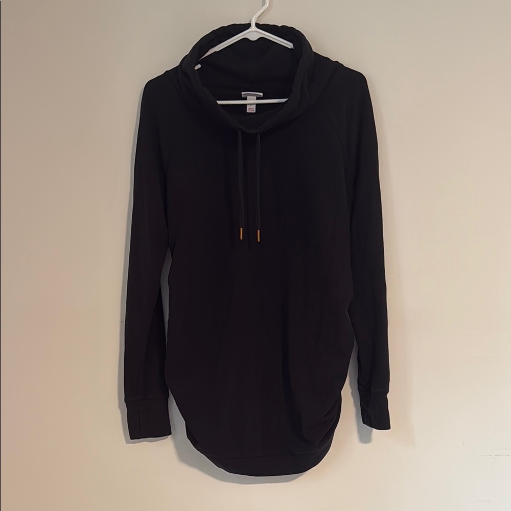 Isabel Maternity by Ingrid & Isabel Black Relaxed Hoodie